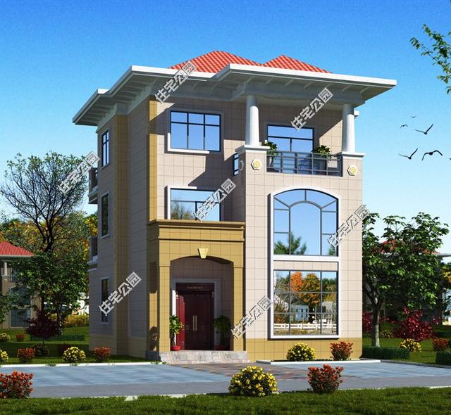 2套農(nóng)村自建房戶(hù)型，面寬不足10m，多臥室更實(shí)用！