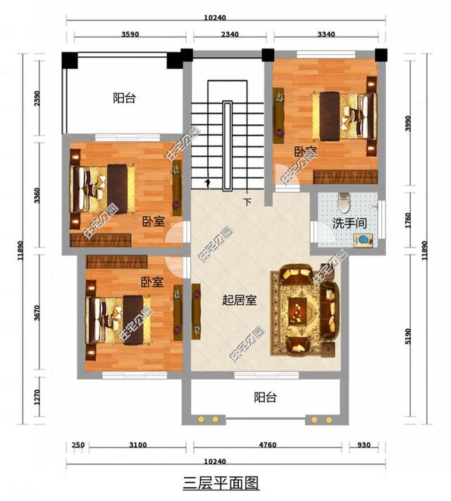 2套農(nóng)村自建房戶(hù)型，面寬不足10m，多臥室更實(shí)用！