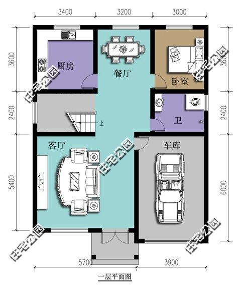 2套農(nóng)村自建房戶(hù)型，面寬不足10m，多臥室更實(shí)用！