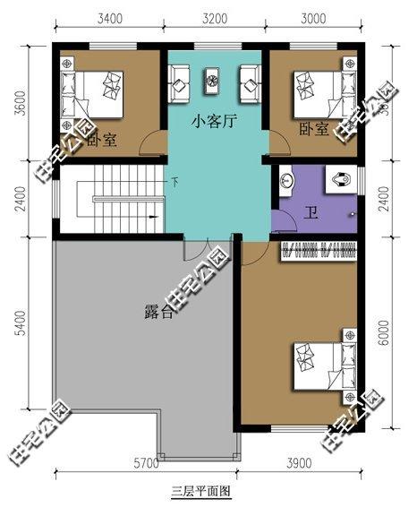 2套農(nóng)村自建房戶(hù)型，面寬不足10m，多臥室更實(shí)用！