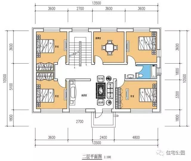 同是六室戶型，你是喜歡屋頂花園還是連廊陽(yáng)臺(tái)？