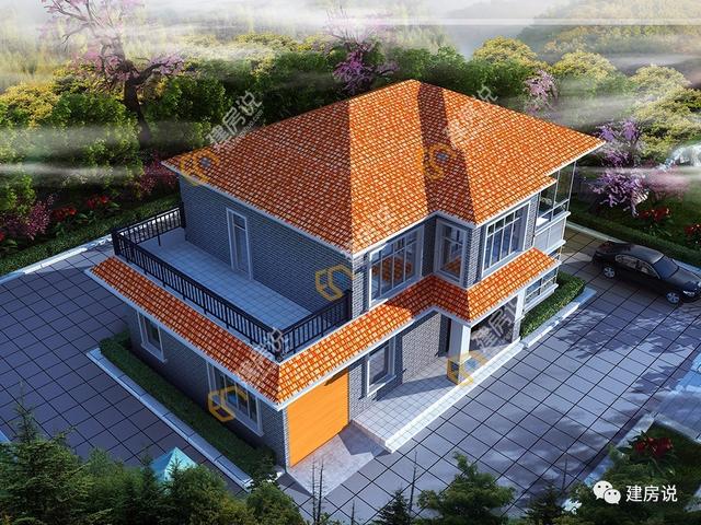 主體造價20萬的二層農(nóng)村別墅，經(jīng)濟實用中的經(jīng)典戶型