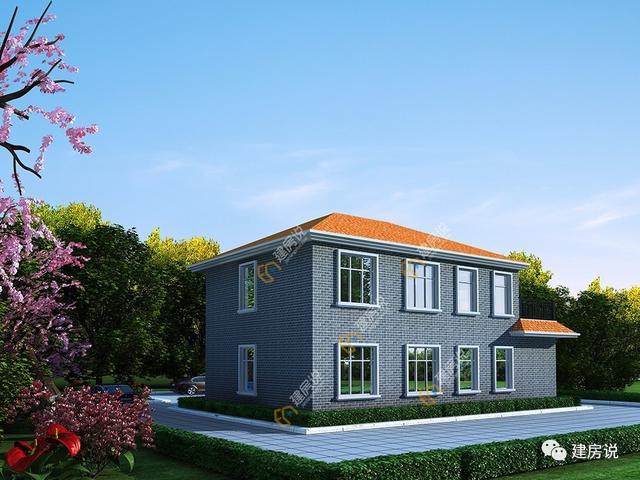 主體造價20萬的二層農(nóng)村別墅，經(jīng)濟實用中的經(jīng)典戶型