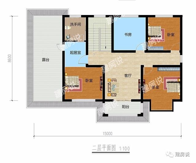 主體造價20萬的二層農(nóng)村別墅，經(jīng)濟實用中的經(jīng)典戶型