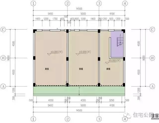 農(nóng)村宅基地臨街、兩側(cè)無窗怎么建房？不如看看這2套戶型