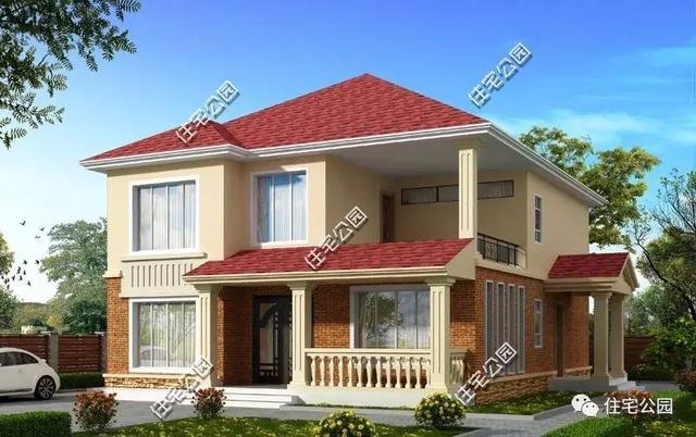 13X15米的實(shí)用農(nóng)村雙層別墅，帶柴火房，含圖紙預(yù)算