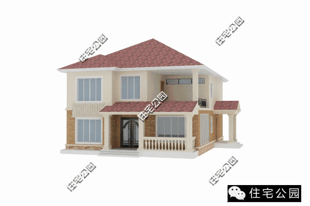 13X15米的實(shí)用農(nóng)村雙層別墅，帶柴火房，含圖紙預(yù)算