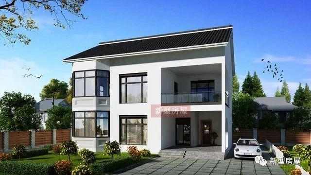 4款占地方方正正的時(shí)尚漂亮農(nóng)村別墅戶型圖，中國(guó)人還是喜歡方正