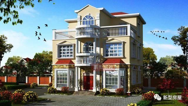 4款占地方方正正的時(shí)尚漂亮農(nóng)村別墅戶型圖，中國(guó)人還是喜歡方正