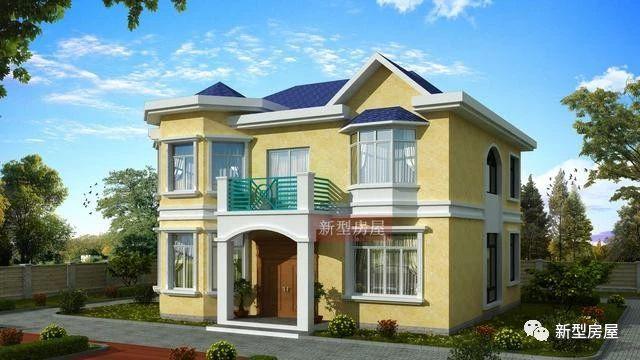 4款占地方方正正的時(shí)尚漂亮農(nóng)村別墅戶型圖，中國(guó)人還是喜歡方正