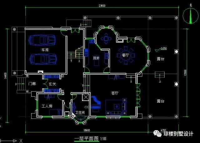 18x14米歐式兩層別墅豪宅圖，小編就喜歡這種風(fēng)格