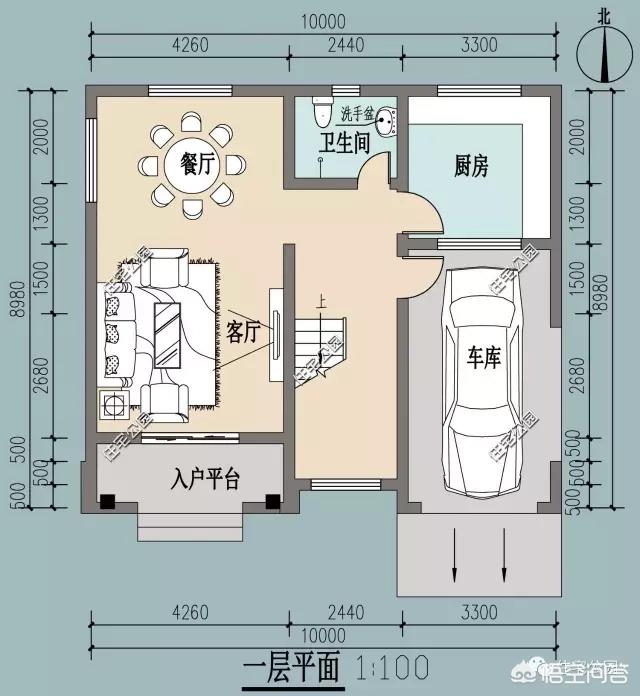 面寬和進(jìn)深都是9.5米的農(nóng)村自建房如何設(shè)計圖紙？