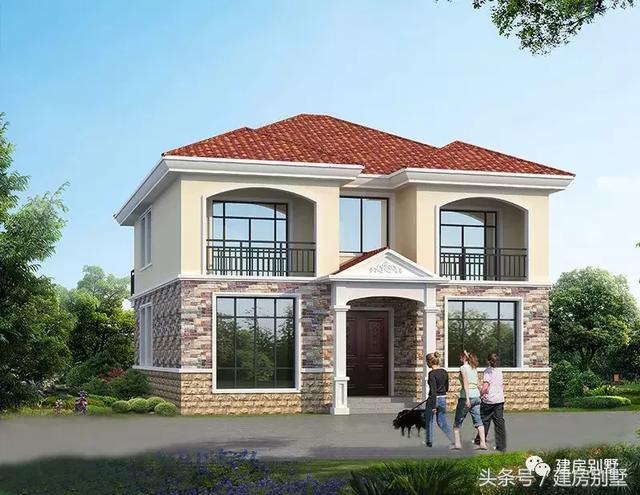 8套面寬11米左右的農(nóng)村小樓圖，這種開間最受歡迎