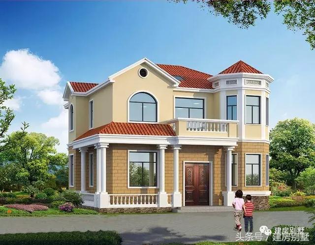 8套面寬11米左右的農(nóng)村小樓圖，這種開間最受歡迎