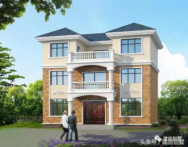 8套面寬11米左右的農(nóng)村小樓圖，這種開間最受歡迎