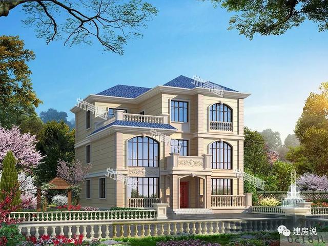 幾十款氣派美觀的別墅外觀效果圖設(shè)計(jì)，隨便建一棟都不白活