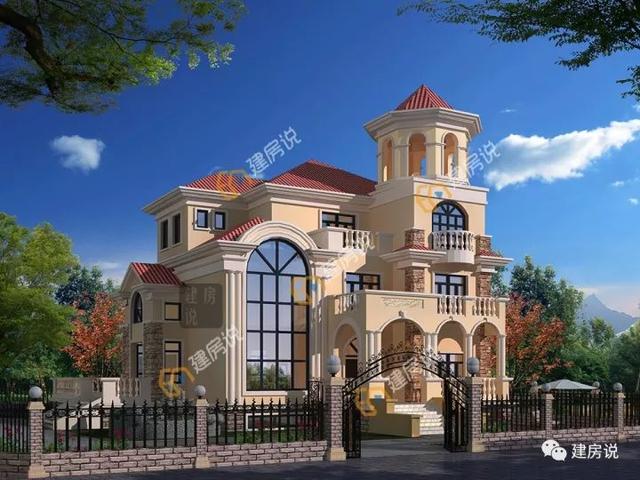 幾十款氣派美觀的別墅外觀效果圖設(shè)計(jì)，隨便建一棟都不白活