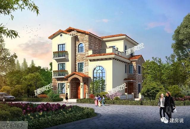 幾十款氣派美觀的別墅外觀效果圖設(shè)計(jì)，隨便建一棟都不白活