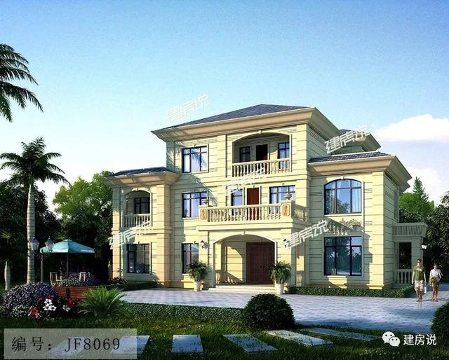 幾十款氣派美觀的別墅外觀效果圖設(shè)計(jì)，隨便建一棟都不白活