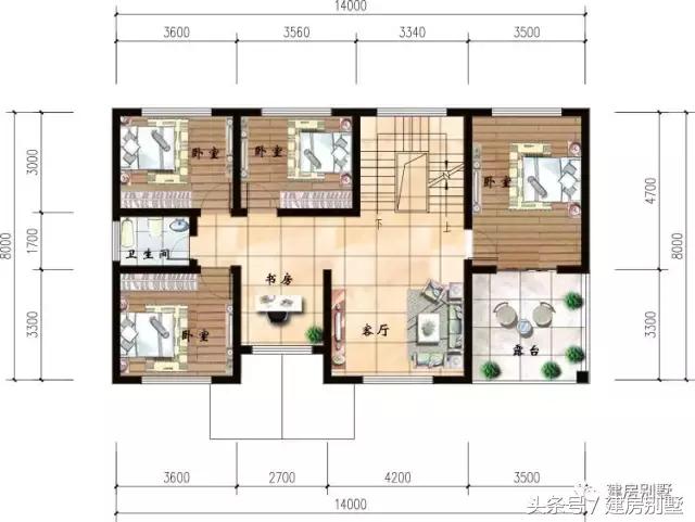 14×8米三層農(nóng)村別墅，朋友圈里都說這是實(shí)用戶型