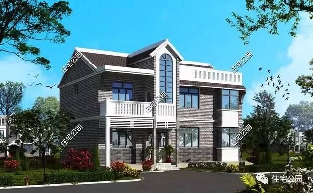 農(nóng)村建房，還是首選半坡半平兩層半，這10套最好看