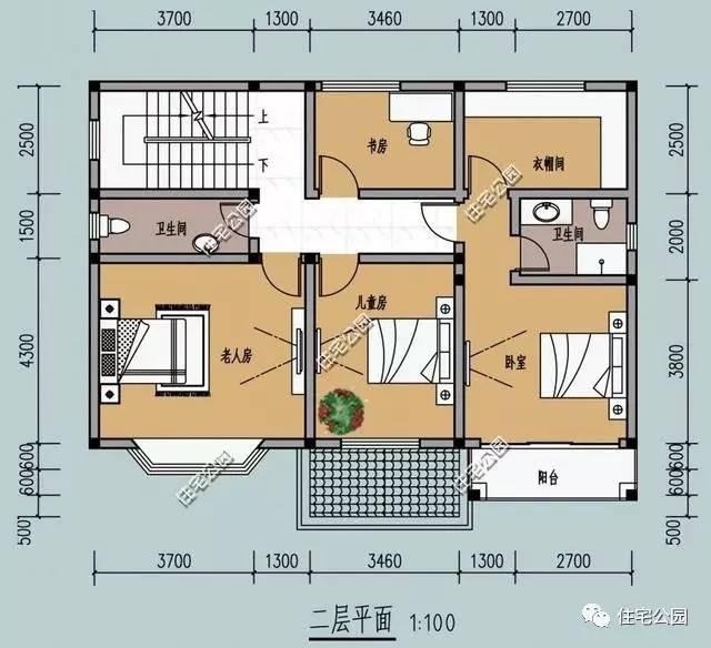 農(nóng)村建房，還是首選半坡半平兩層半，這10套最好看