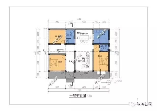 農(nóng)村建房，還是首選半坡半平兩層半，這10套最好看