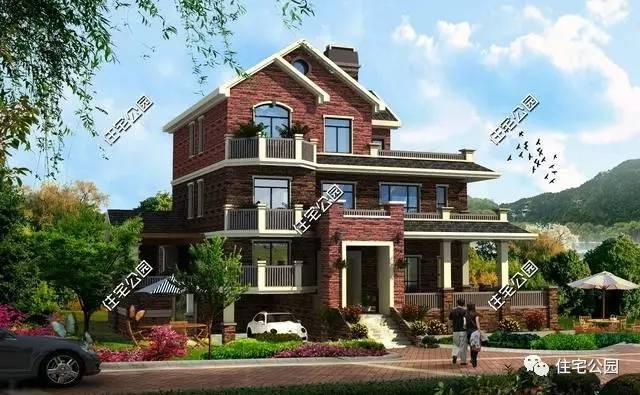 農(nóng)村建房，還是首選半坡半平兩層半，這10套最好看