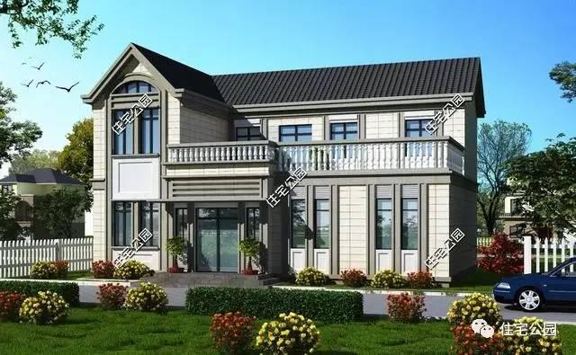 農(nóng)村建房，還是首選半坡半平兩層半，這10套最好看