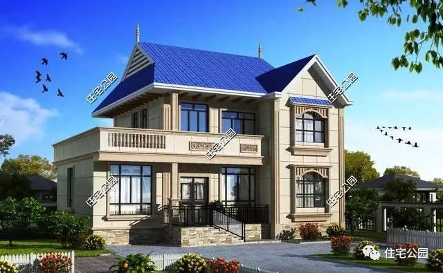 農(nóng)村建房，還是首選半坡半平兩層半，這10套最好看