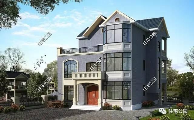 農(nóng)村建房，還是首選半坡半平兩層半，這10套最好看