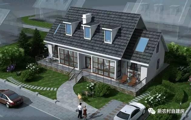 2套一層半農(nóng)村平房設(shè)計，第2套布局功能最全