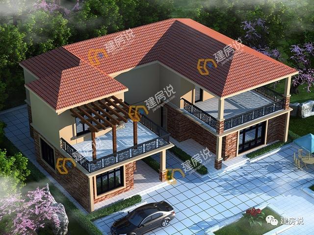 帶堂屋的三合院農(nóng)村別墅，真正適合農(nóng)村人的自建房