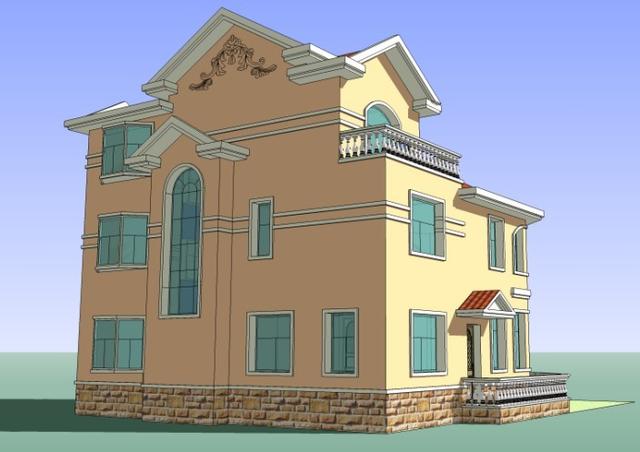 農村別墅建的太好看了，讓鄰居情何以堪