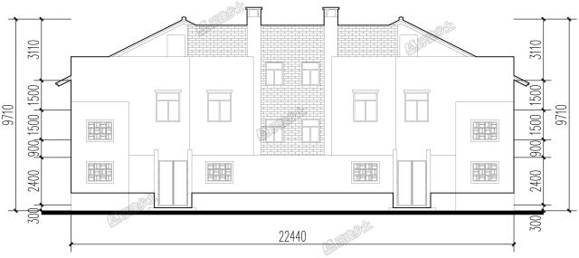 二層帶閣樓雙拼民居，來看看后院的禽舍怎么布置的吧！