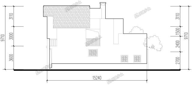 二層帶閣樓雙拼民居，來看看后院的禽舍怎么布置的吧！