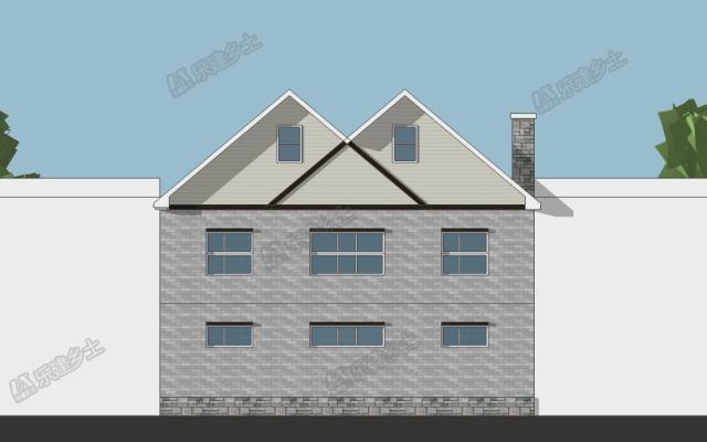 二層美式鄉(xiāng)村自建房設(shè)計(jì)，地下室+閣樓豐富住宅功能