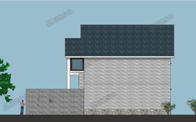 二層美式鄉(xiāng)村自建房設(shè)計(jì)，地下室+閣樓豐富住宅功能