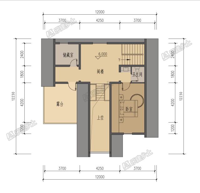 二層美式鄉(xiāng)村自建房設(shè)計(jì)，地下室+閣樓豐富住宅功能