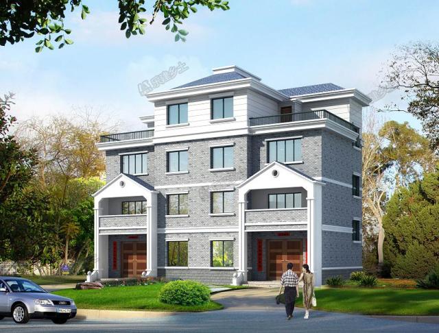 17x11米四層雙拼民宅，設(shè)計(jì)實(shí)用又劃算！