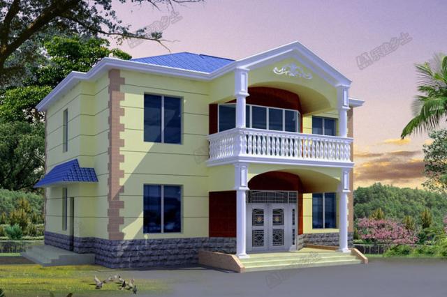 15x16米二層簡歐別墅設(shè)計，戶型經(jīng)濟(jì)實用