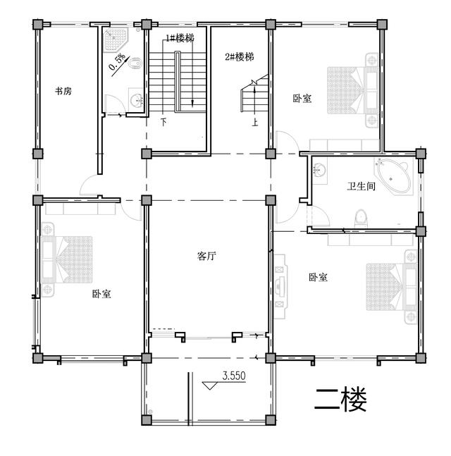 讓湖南姑娘笑到醒的農(nóng)村自建別墅設(shè)計(jì)！豪華大氣附全套別墅圖紙！