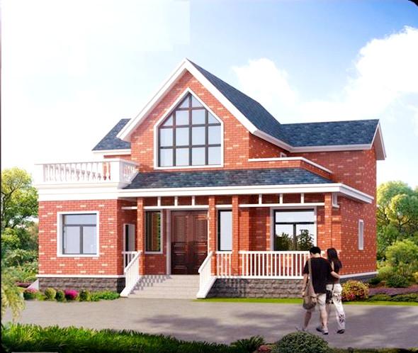 免費送！新農(nóng)村自建別墅全套施工圖紙，兩層13.1X12.8米