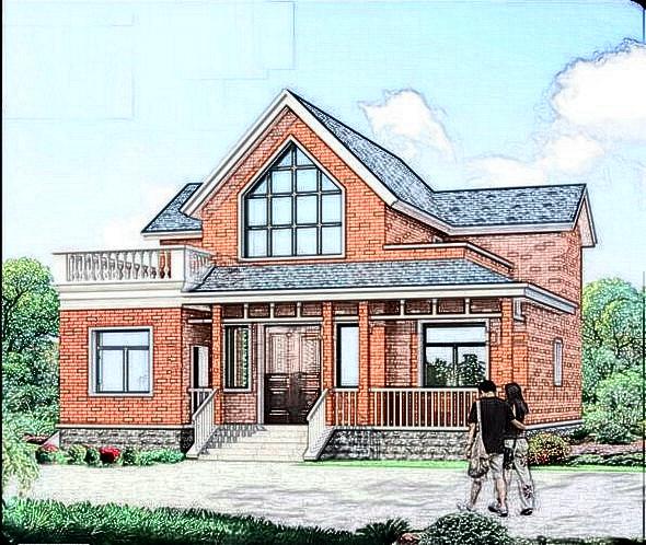 免費送！新農(nóng)村自建別墅全套施工圖紙，兩層13.1X12.8米