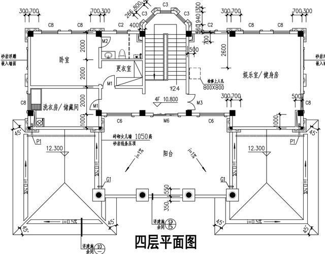 農(nóng)村自四層建豪宅別墅！含地下室加個觀光電梯更完美！全套圖紙！