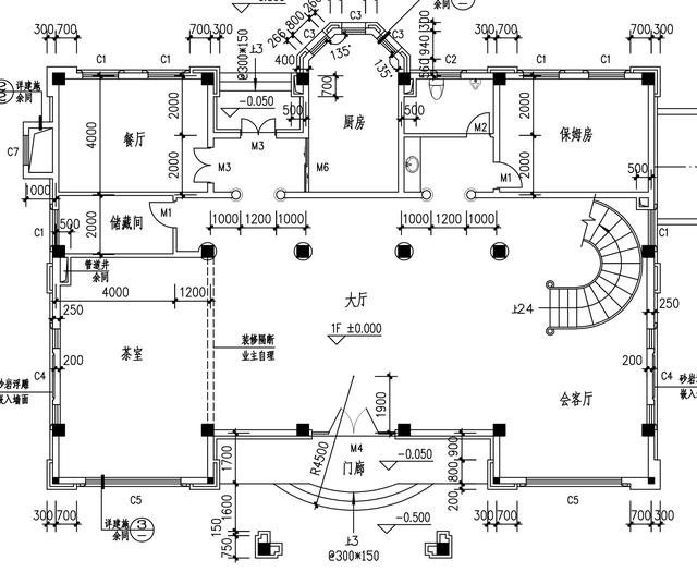 農(nóng)村自四層建豪宅別墅！含地下室加個觀光電梯更完美！全套圖紙！
