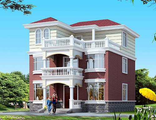 經(jīng)典三層農(nóng)村別墅，90%的家庭喜歡，10%的家庭已經(jīng)建好了