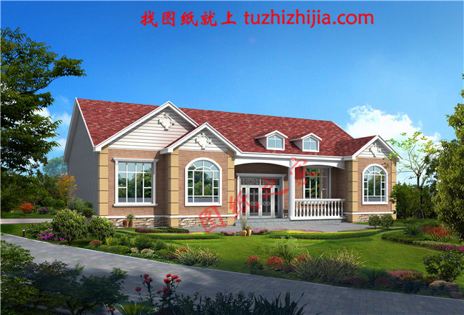 鄉(xiāng)下建房一層戶型圖及全套圖紙，養(yǎng)老房，還是一層好