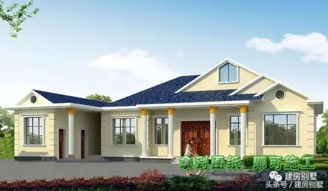 兩套一層農(nóng)村別墅戶型，第一套精致，第二套大氣