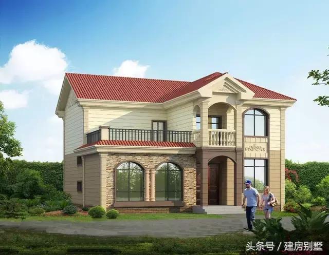 12.2×11.1米二層農(nóng)村別墅，最受70后喜愛的別墅戶型